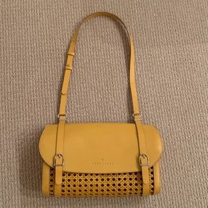 Authentic Trussardi yellow handbag